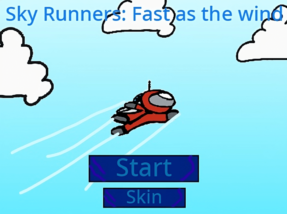 SkyRunner Homescreen